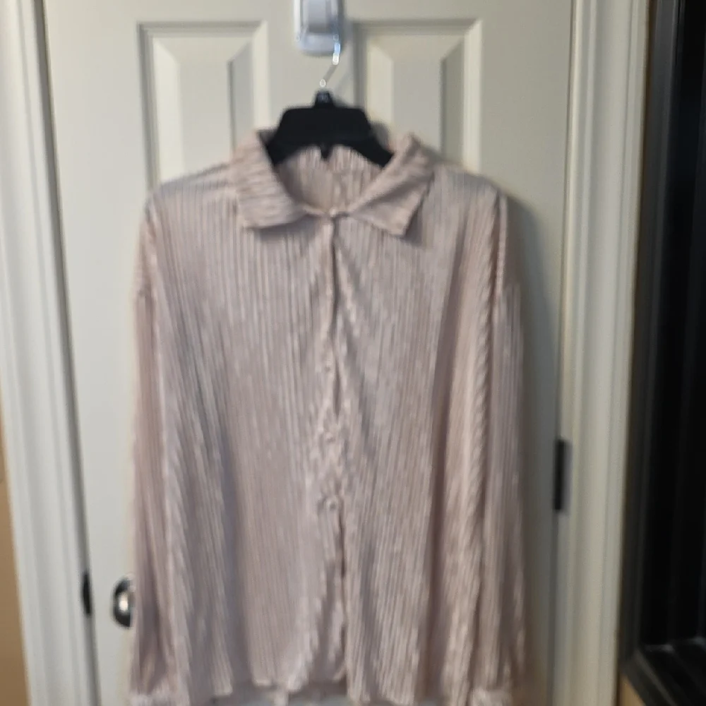 Elegant Cream Women's Top